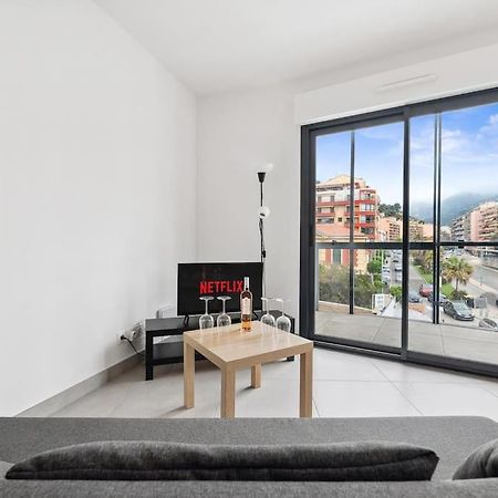 Le Cap Riviera - Centre- Parking Prive - Climatisation Apartment Menton Bagian luar foto