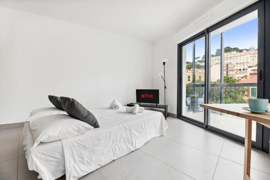Le Cap Riviera - Centre- Parking Prive - Climatisation Apartment Menton Bagian luar foto