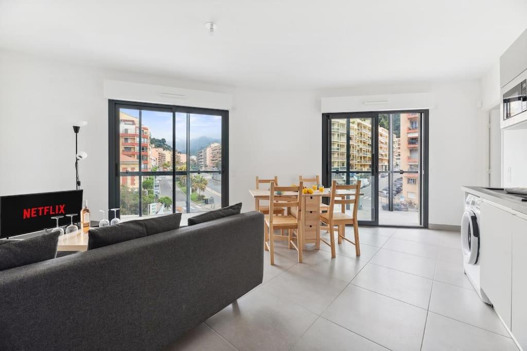 Le Cap Riviera - Centre- Parking Prive - Climatisation Apartment Menton Bagian luar foto
